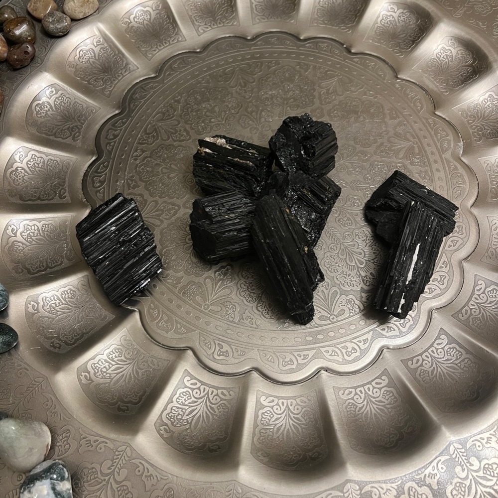 Black Tourmaline Chunk (One)